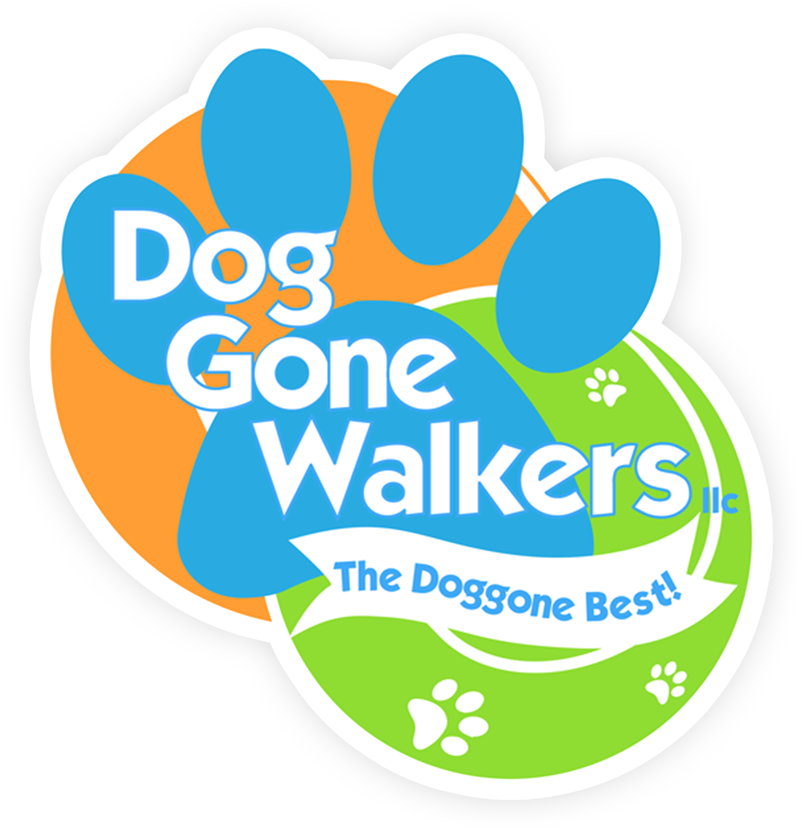 Dog Gone Walker Logo - Circle (1589x1646)
