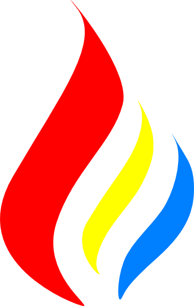 R&o&b Flame Logo Clip Art At Clker - Clip Art (378x596)