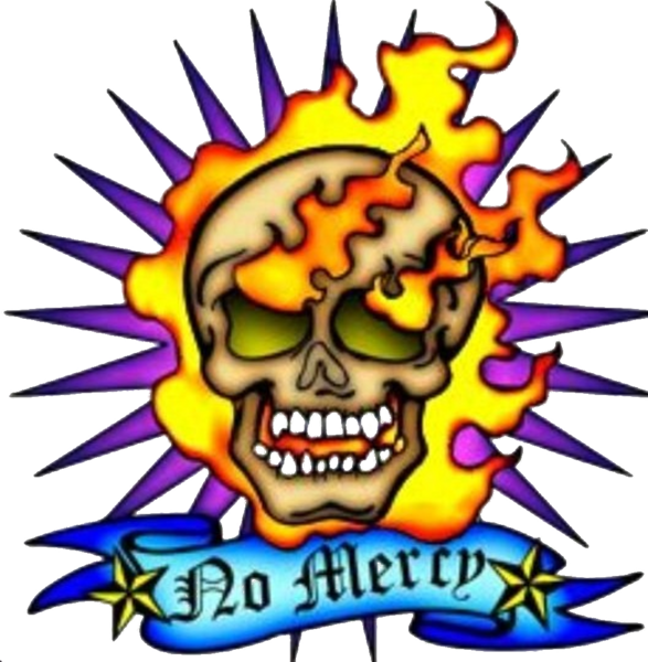 Flaming Skull - Solar Energy (587x600)