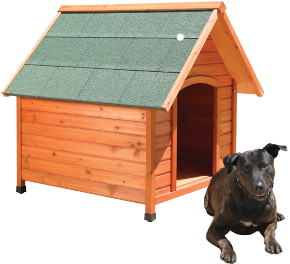 Country Mile Wooden Dog Kennel Large - Kennel (763x571)