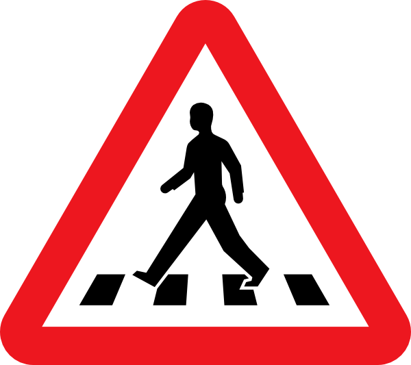 Pedestrian Crossing Clip Art At Clker - Sweden (811x720)
