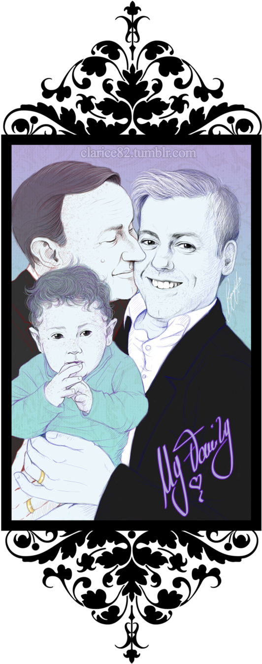 My Family By Redpassion - Elfenbein-schwarz-und 12,7 X 17,8 Cm Einladungskarte (567x1406)