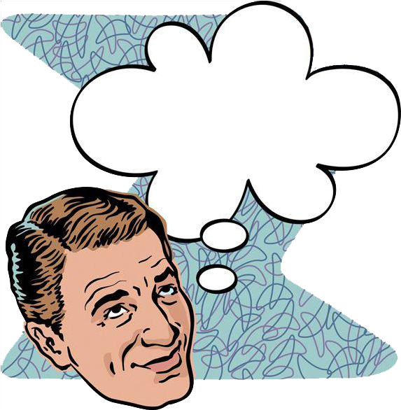 Speech Balloon Thought Illustration - Speech Balloon Thought Illustration (600x585)