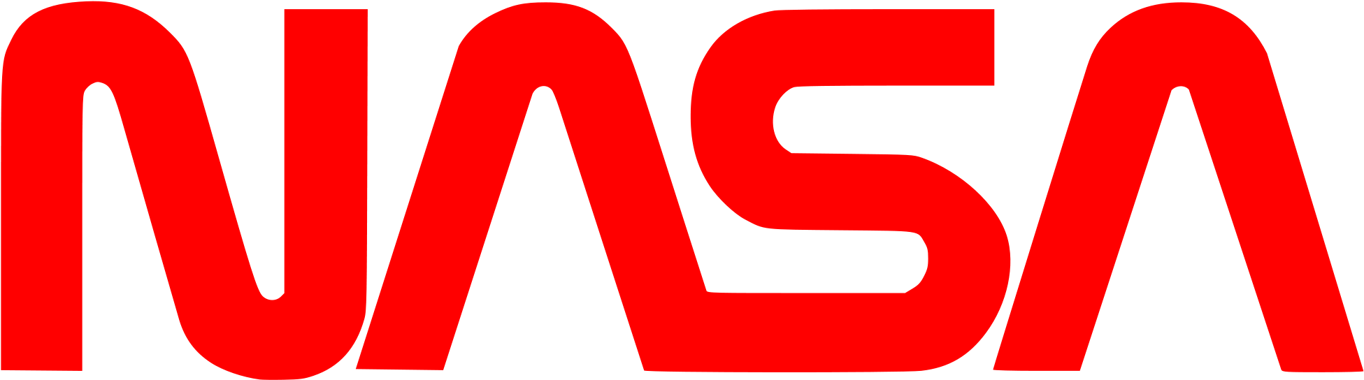 Image Of Nasa Symbol Clip Art Medium Size - Nasa Logo High Resolution (2000x594)