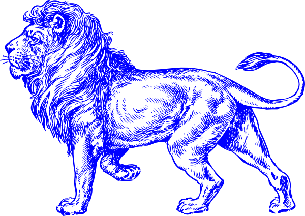 Lion Clip Art - Lion Full Body Tattoo (600x425)