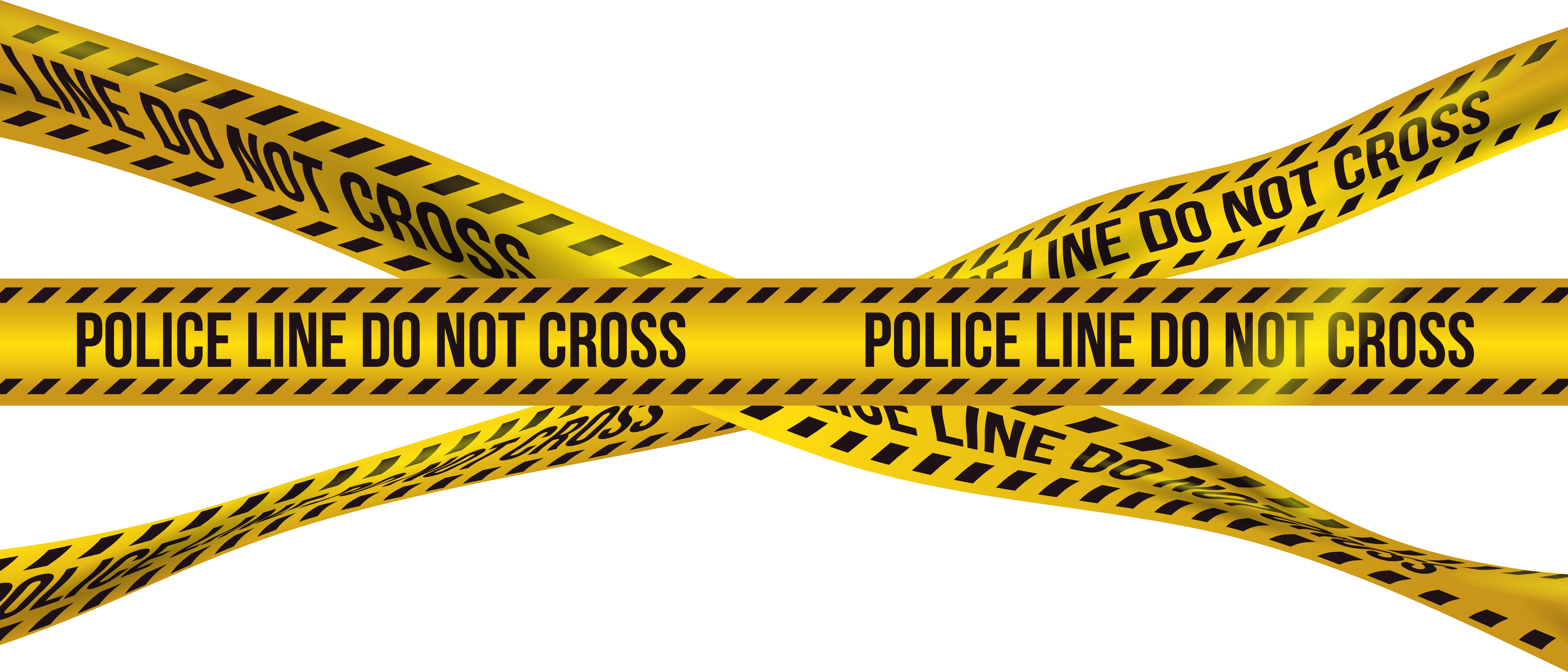 Police Clipart Police Line - Police Line Do Not Cross Png (7632x3271)