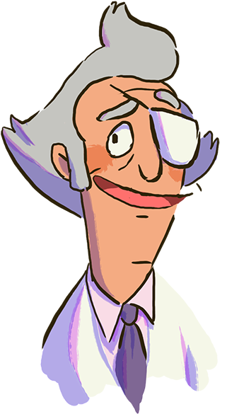 Silver Fox By Obsequious-minion - Cartoon (396x691)