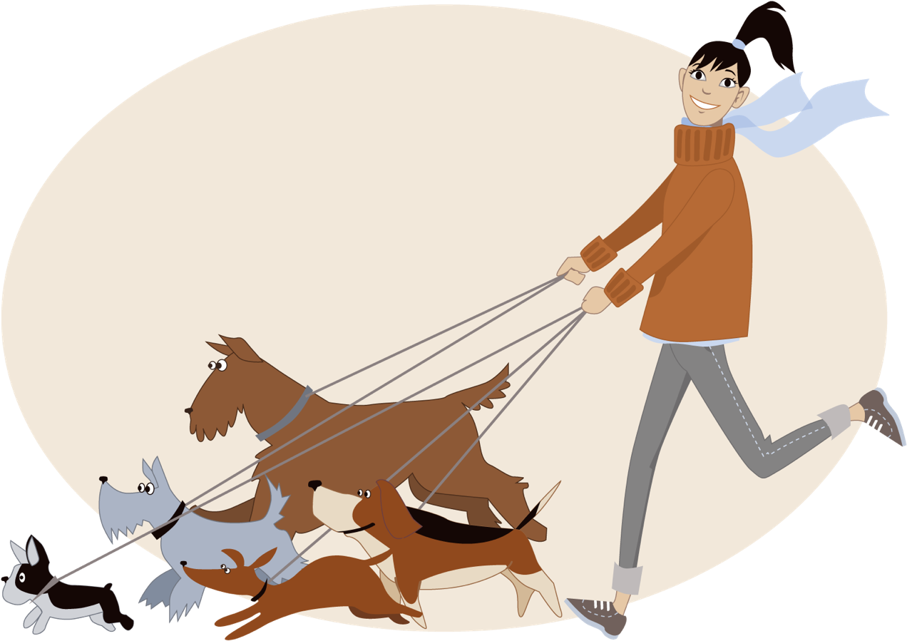 Dog Walker - Make A Dog Walking Poster (1280x960)