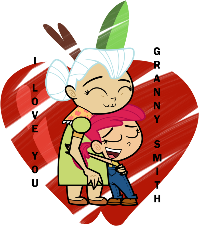 Apple Bloom I Love You Granny - Apple Bloom In Love (800x889)
