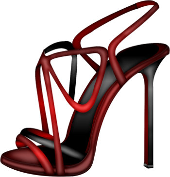 Яндекс - Фотки - - Clipart San Valentin - Basic Pump (350x365)
