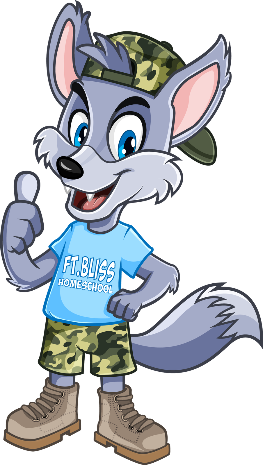 Silver Fox - Cartoon (904x1600)