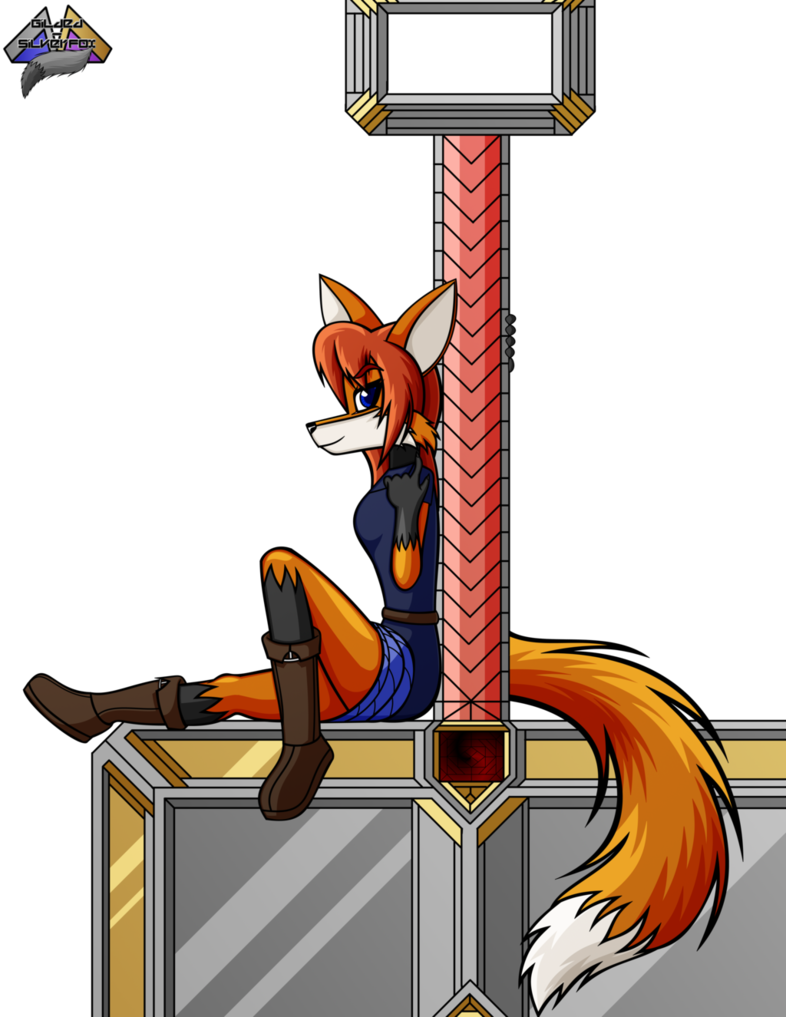 Viking Vixen Annika By Gilded-silverfox - Cartoon (786x1017)