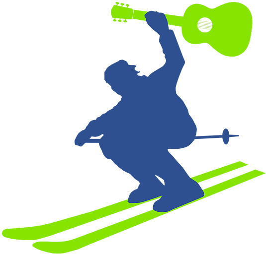 Celebrity Ski Fest - Skier Silhouette (705x703)