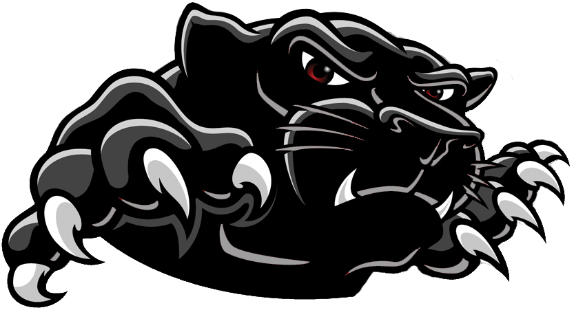 Black Panther Logo Transparent Background - Mountain View Middle School Panthers (840x450)