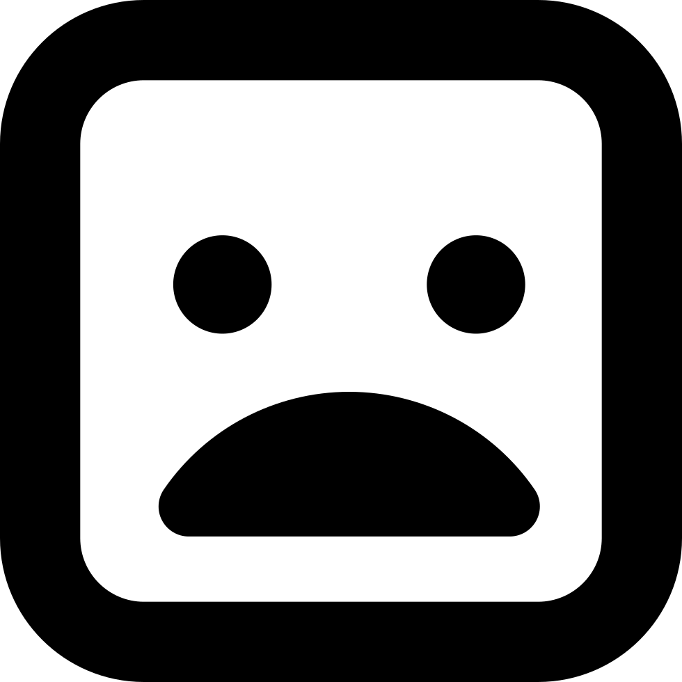 Shocked Face Of Square Shape Comments - Mi Cara Sorprendida (980x980)