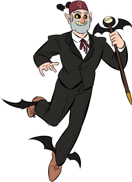 “ Stanley Pines, Demon Extraordinaire Also Known As - Avarice Au Gravity Falls (500x672)