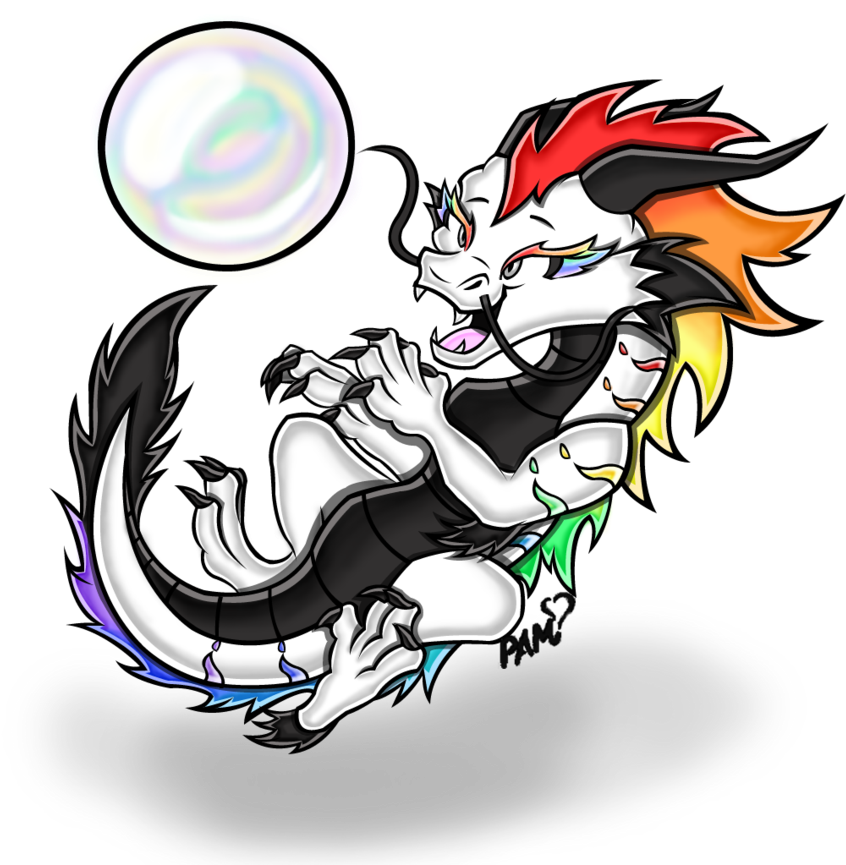 Source - - Chibi Wolf Dragon (900x903)