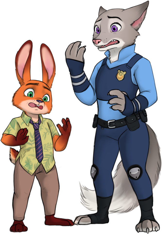 Sly Bunny, Dumb Fox By Hjemi - Rabbit (776x1030)
