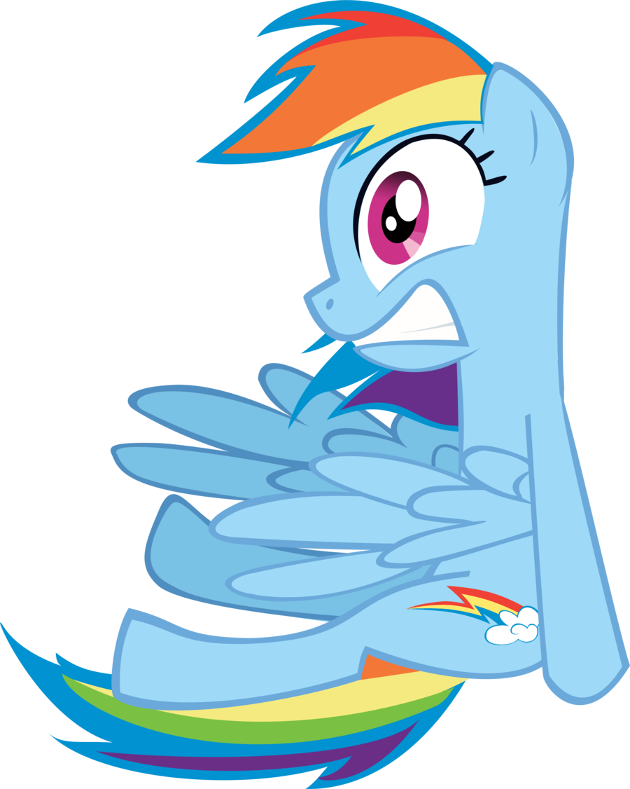 Rainbow Dash Shocked By Rorycon Rainbow Dash Shocked - Rainbow Dash Scary Face (900x1126)