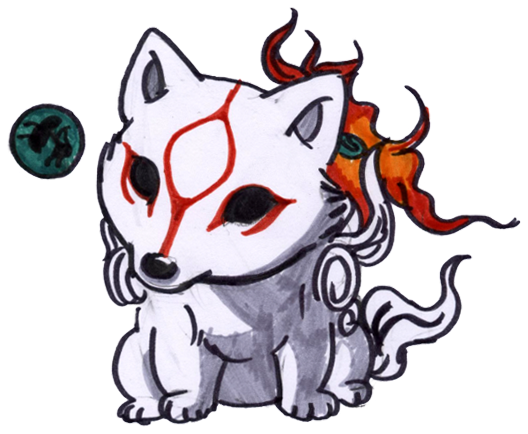 Amaterasu - Chibi Okami (555x461)