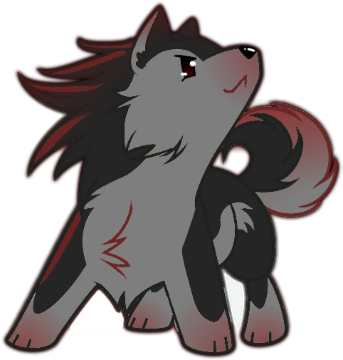 Marrissa Chibi Wolf By Lilly-nila - Gray Wolf (551x543)