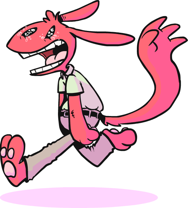 I Work Retail - Cartoon (603x667)