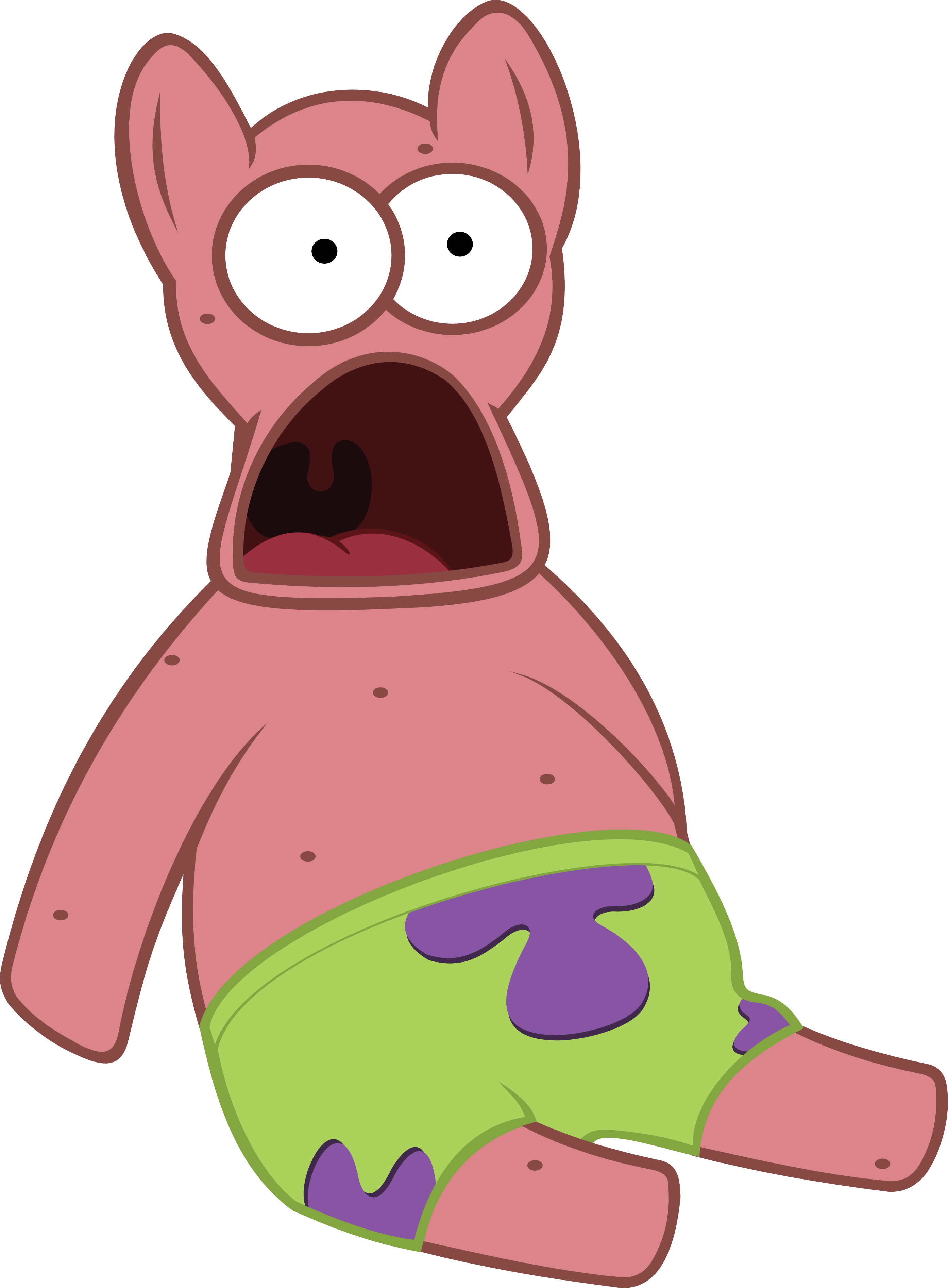Surprised Patrick - Surprised Patrick Transparent Gif (2788x3787)
