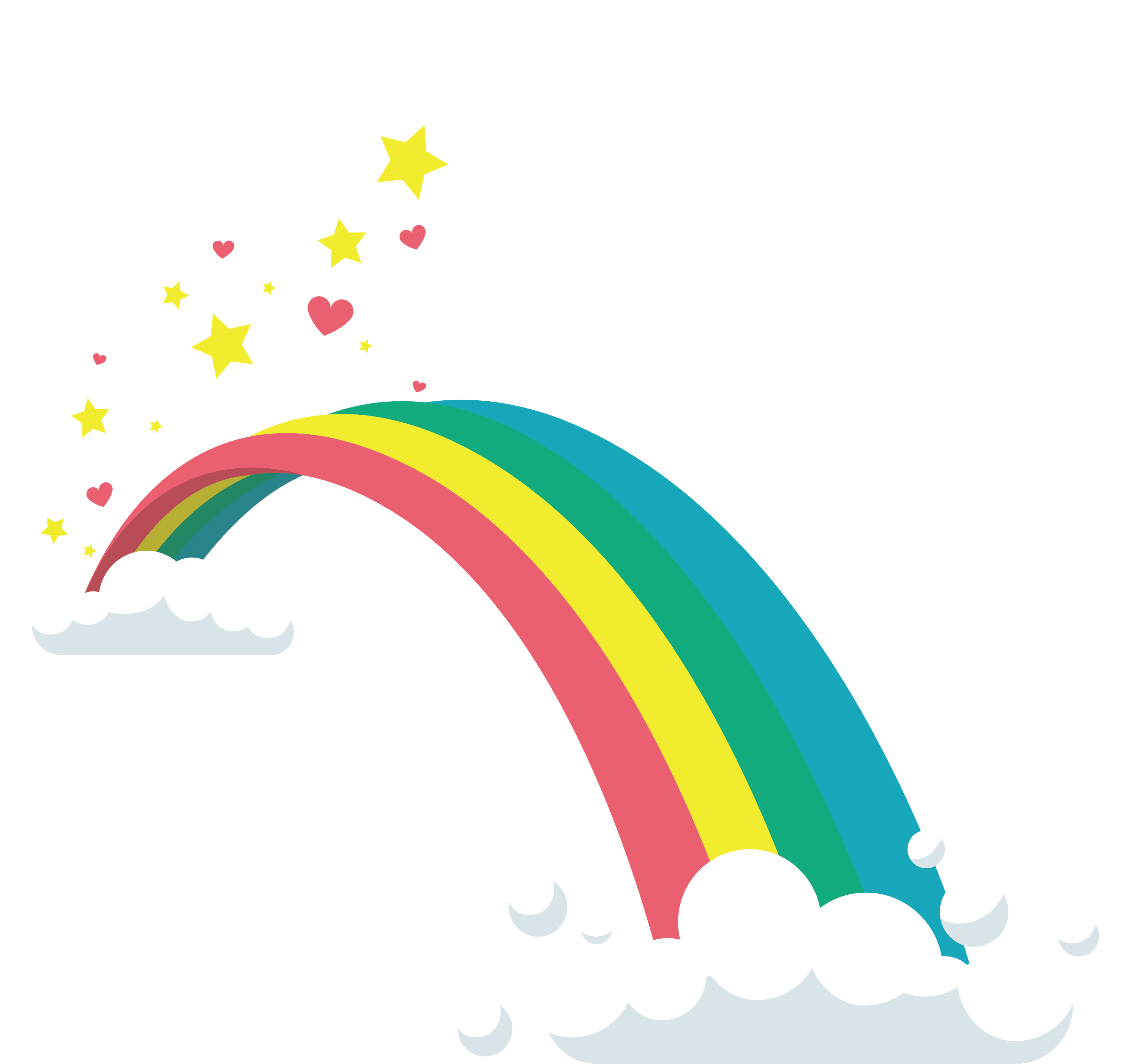 Rainbow Bridge Bifröst Clip Art - Rainbow Bridge Bifröst Clip Art (3298x3099)