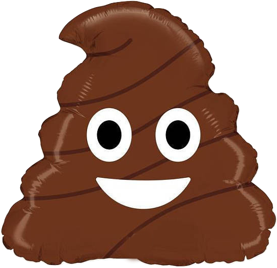Poop Emoji Balloon (563x551)