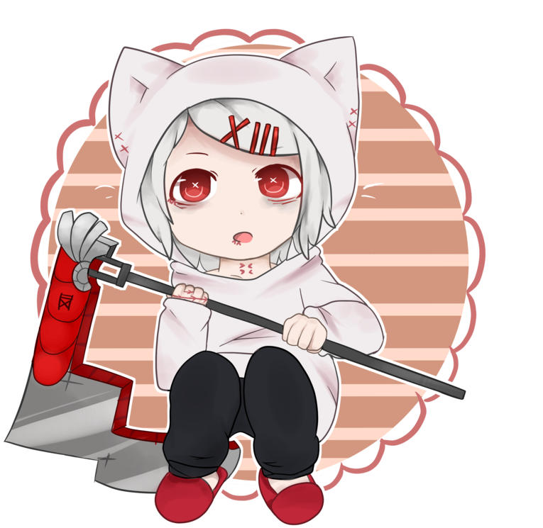 Chibi Wolf Love Download - Juuzou Kawaii (800x784)