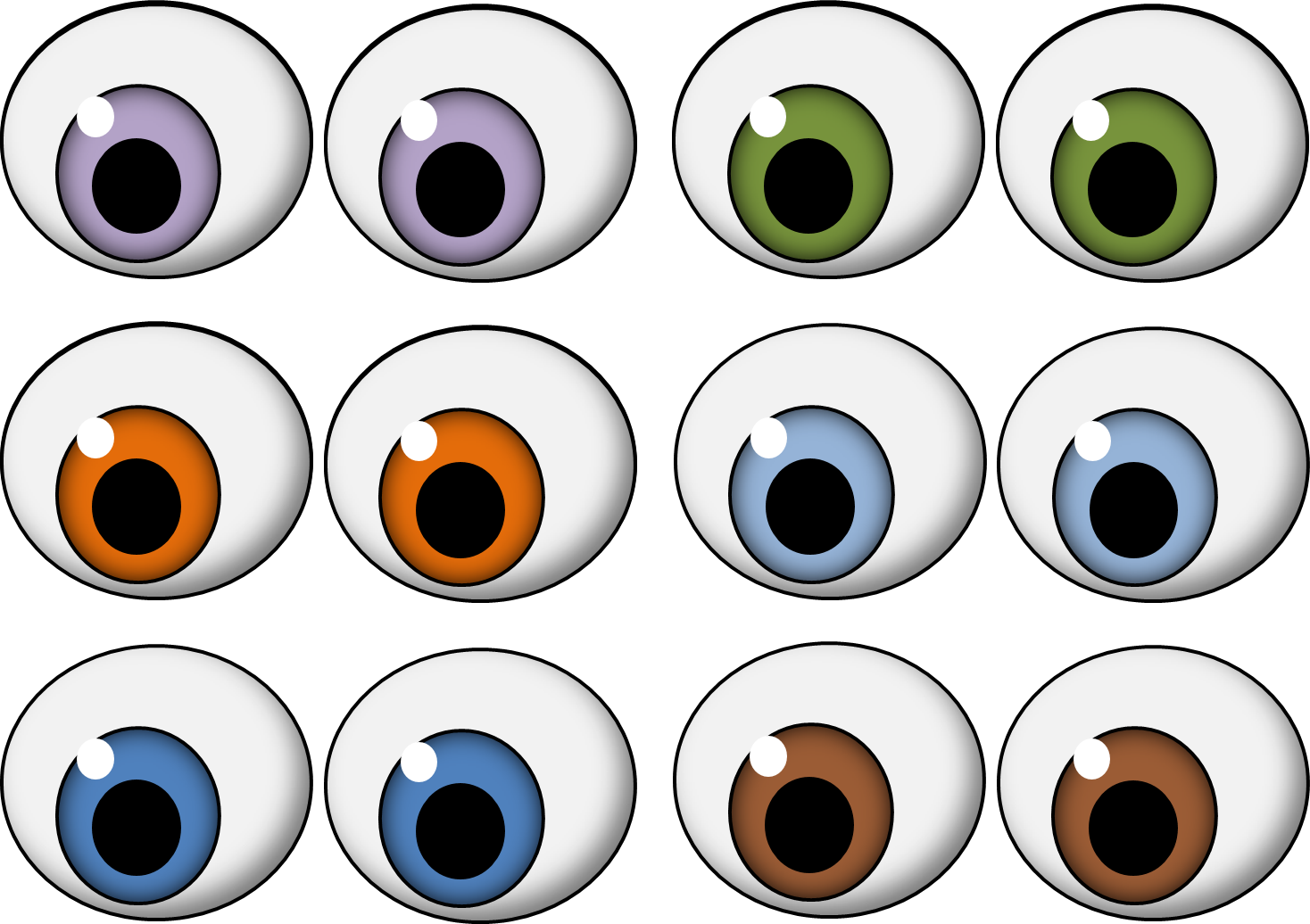 33 Googly Eyes Clip Art Free Cliparts That You Can - Circle (1468x1036)