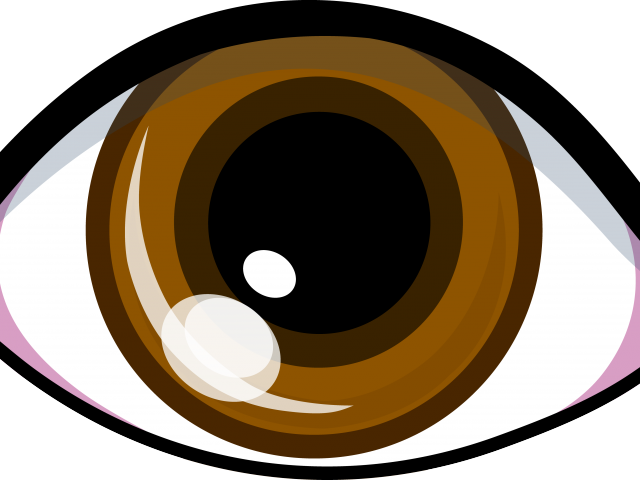 Hazel Eyes Clipart Bron - Cartoon Blue Eyes (640x480)