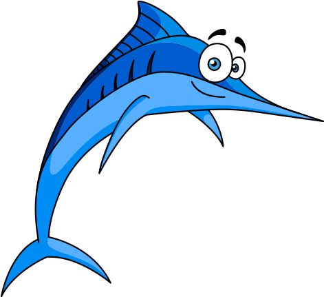 Clipart Kılıç Balığı - Подводный Мир Мультяшные Картинки (528x507)