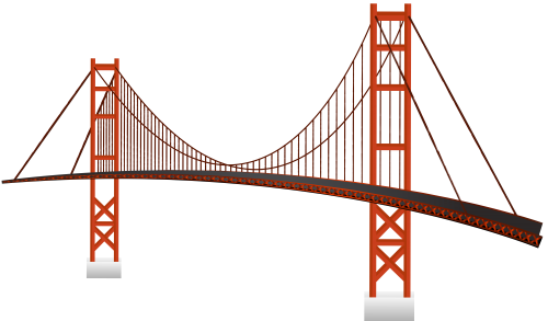 Gifs Y Fondos Paz Enla Tormenta - Golden Gate Bridge Clipart (500x293)
