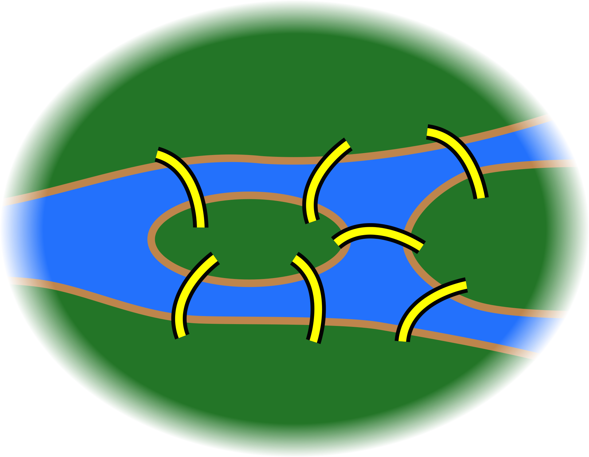 The Challenge Is To Take A Walk Around The Area Depicted, - Konigsberg (2000x1600)