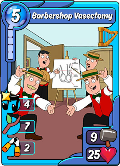 Barbershop Vasectomy - Family Guy Barbershop Quartet (450x600)