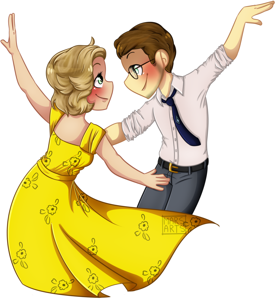 La La Land Hazel And Jack By Mars Arts - Mars Arts (1024x1024)