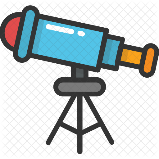 Telescope Icon - Astronomy (512x512)
