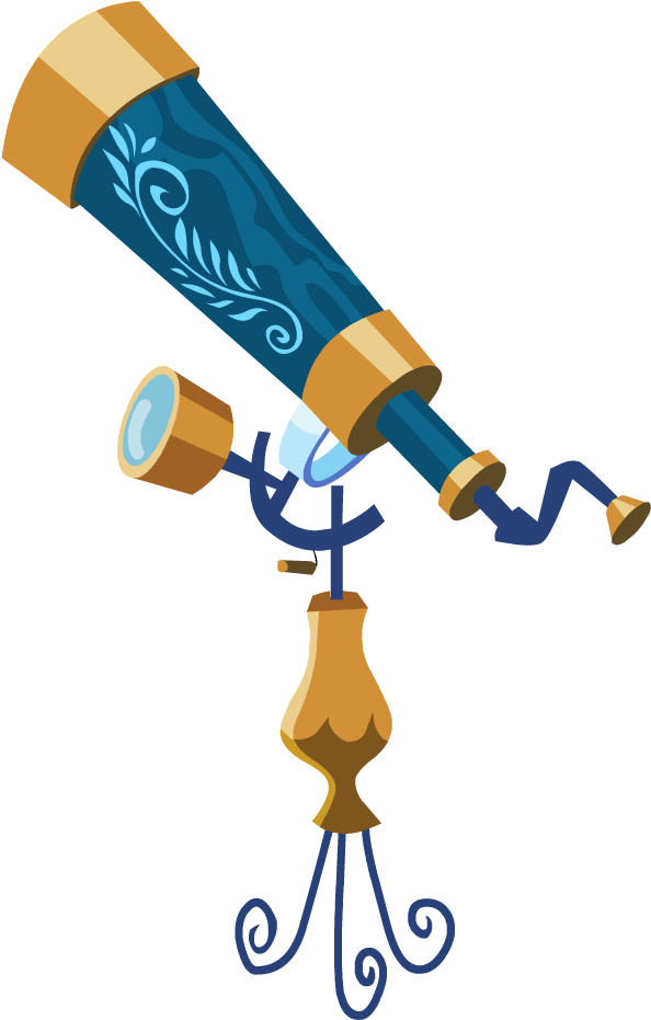 Telescope By B3archild - My Little Pony Telescope (660x1010)