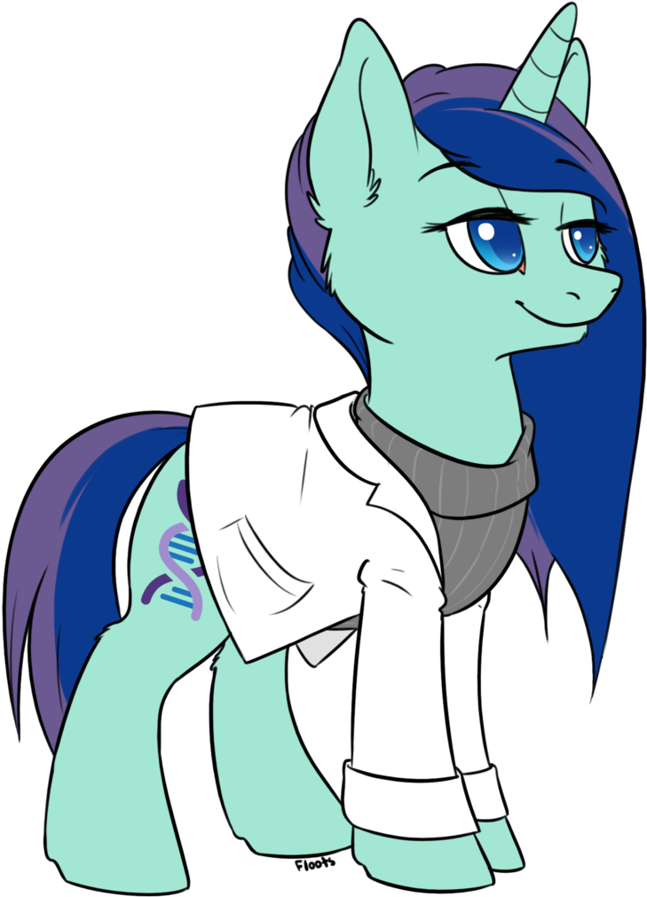 Floots, Clothes, Lab Coat, Oc, Oc - Cartoon (1024x1024)