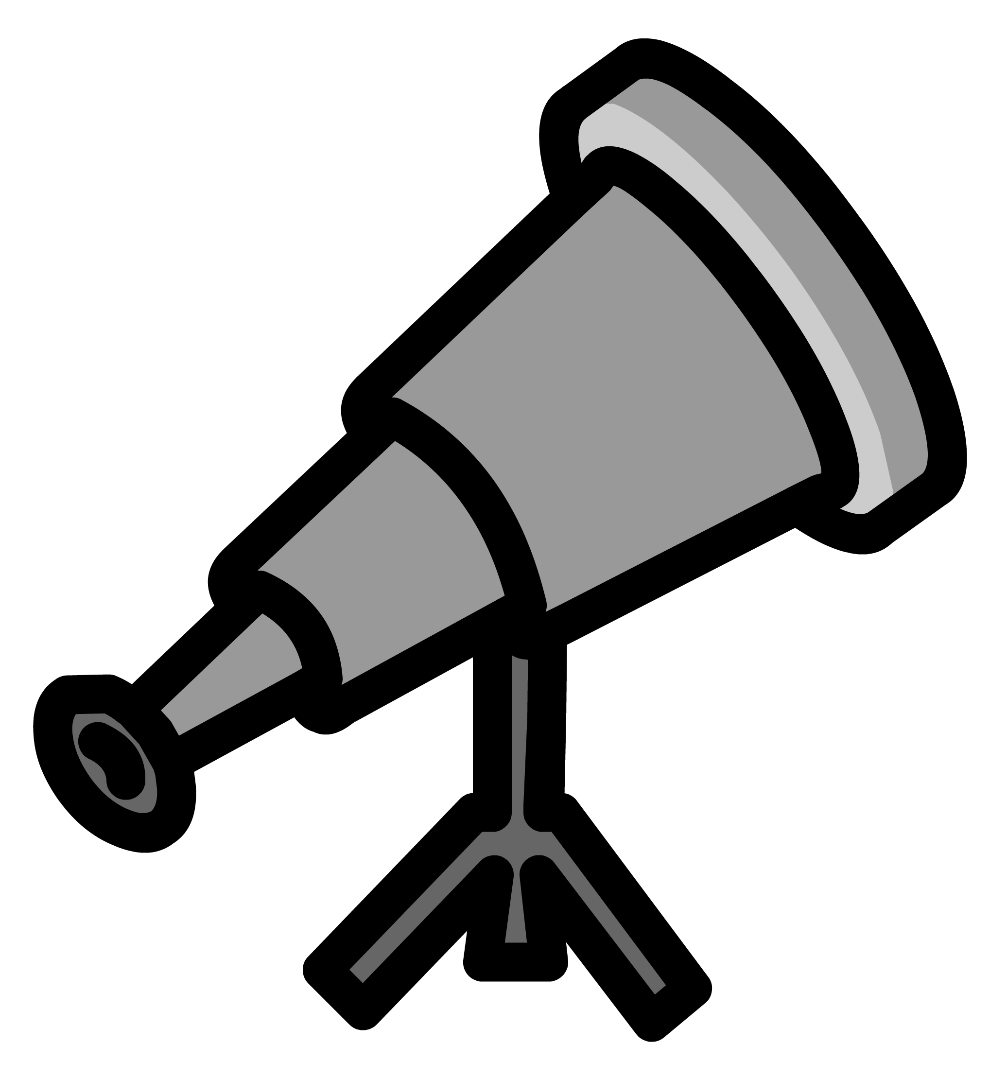 Telescope Pin - Png - Club Penguin Telescope Pin (2072x2220)