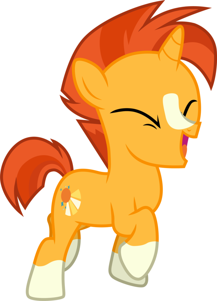 Happy Little Sunburst By Cloudyglow - Cartoon (759x1054)