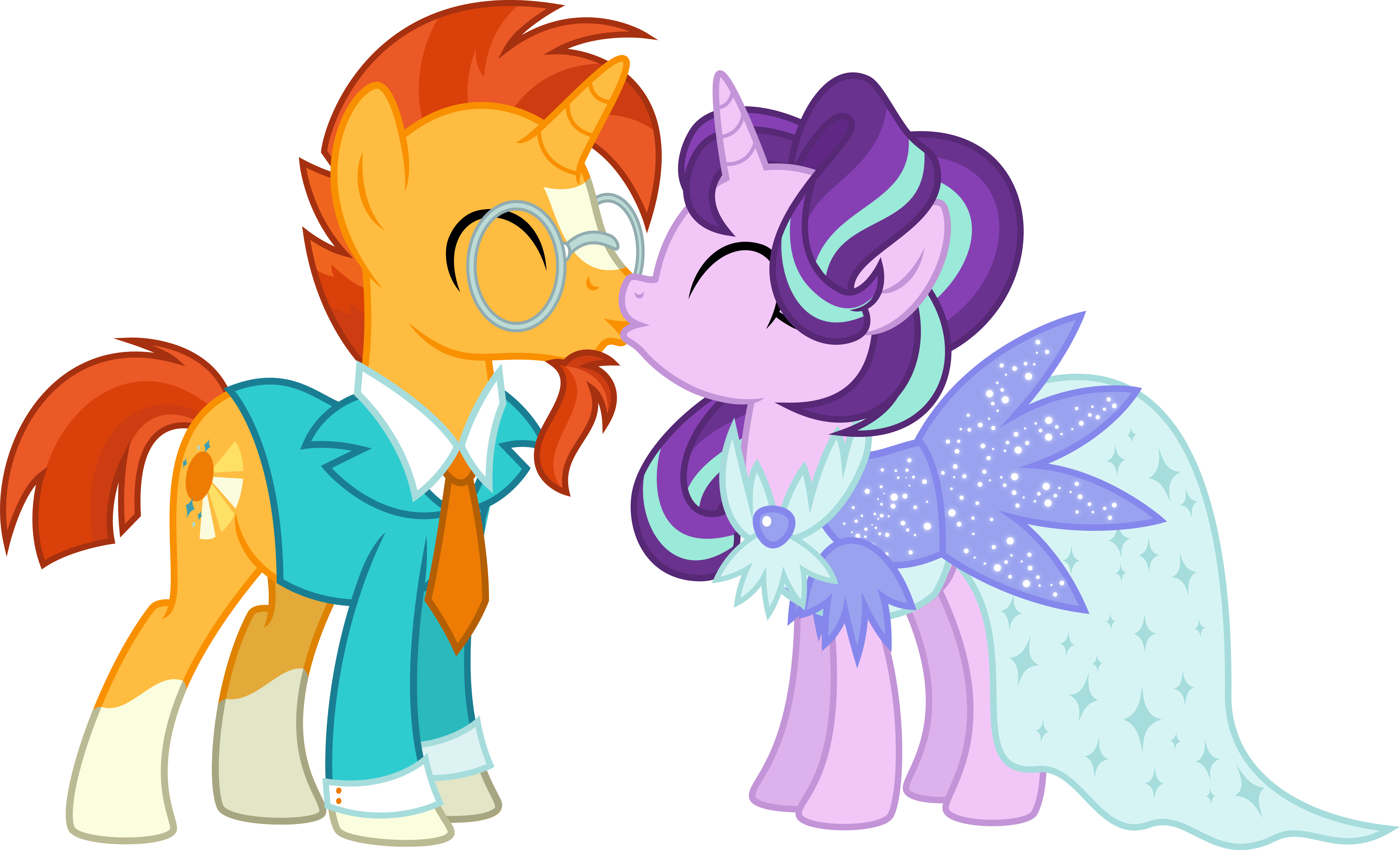 Sunburst And Starlight Are Getting Married By Osipush - Mlp Starlight Glimmer And Sunburst (5063x3076)