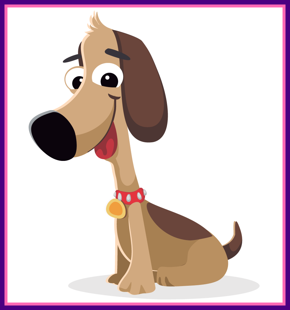 Cute Puppy Cute Dogs Clipart Appealing Cute Dog Clipart - Perros Animados En Png (982x1050)