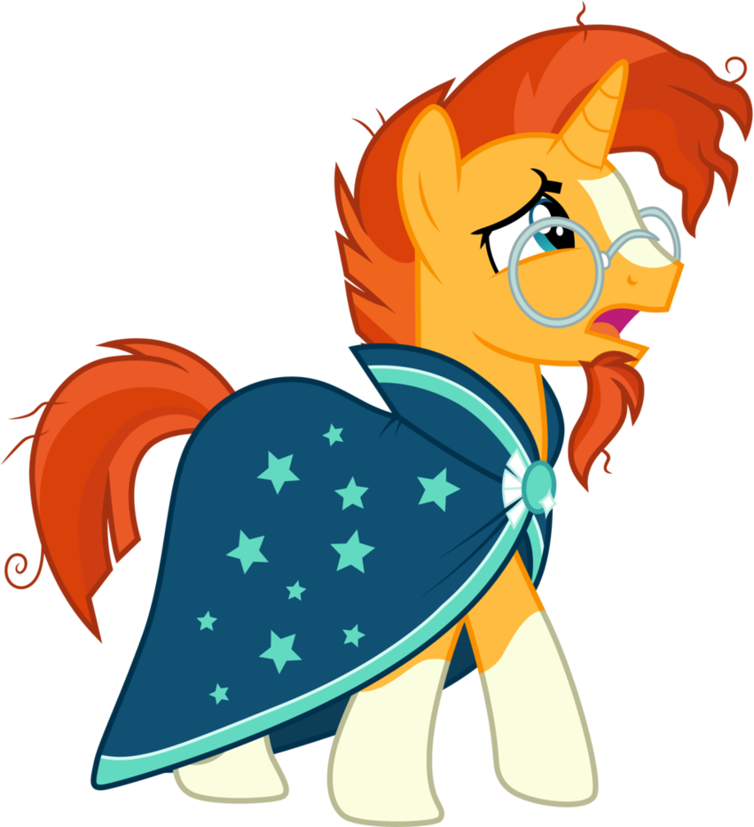 Frightened Sunburst By Cloudyglow - Cartoon (857x931)
