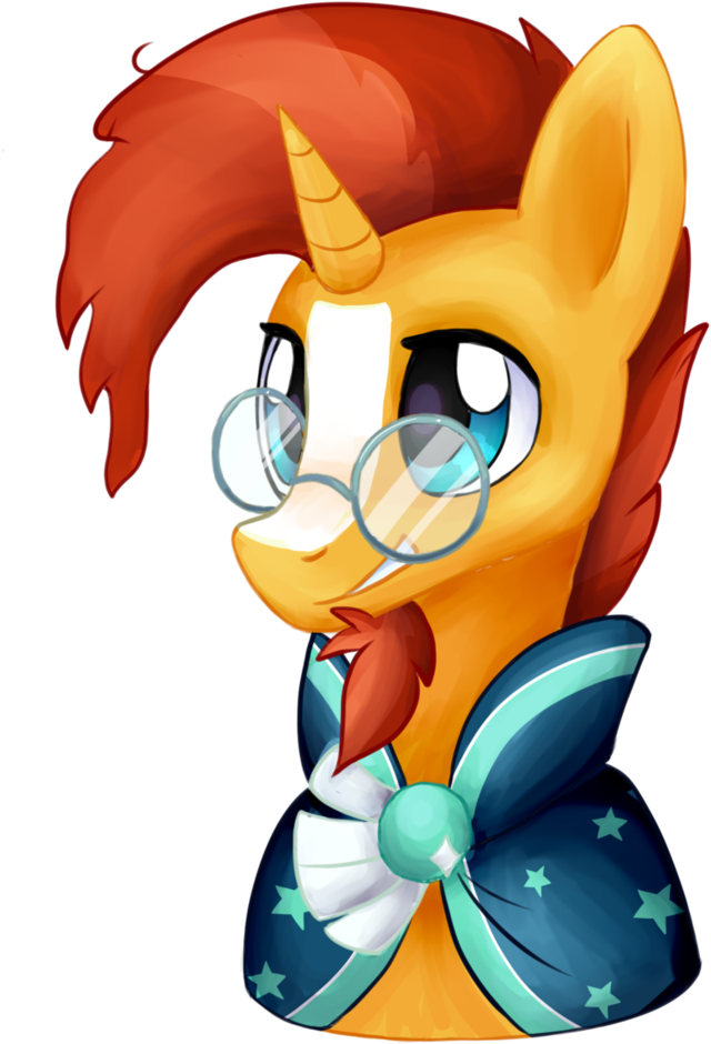 Sunburst The Cutie By Artoftheghostie - Starburst Fox Mlp (741x1077)