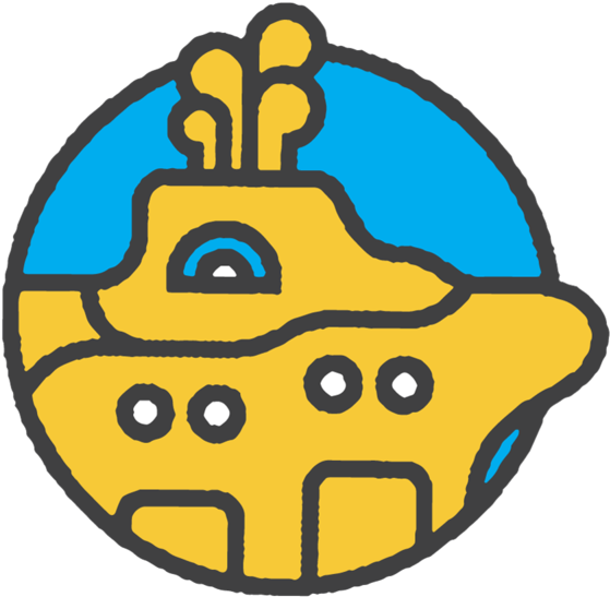 City Bean Icon Yellow Submarine Large Color - City Bean Icon Yellow Submarine Large Color (1000x600)