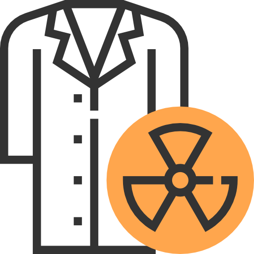 Lab Coat Free Icon - Radiation (512x512)