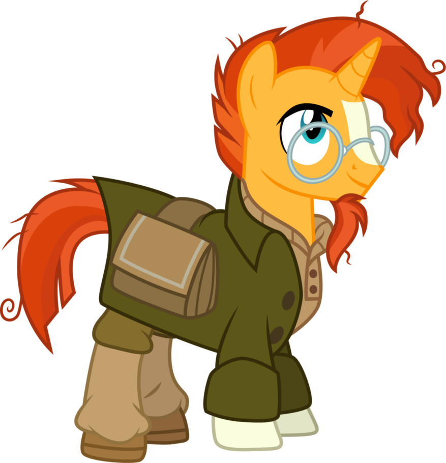 Sunburst As Milo Thatch By Cloudyglow - Mlp Milo Thatch (877x910)