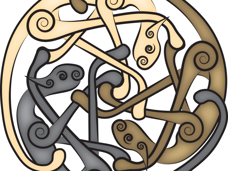 Celtic Cat Triskelion - Cat Triskelion (800x600)
